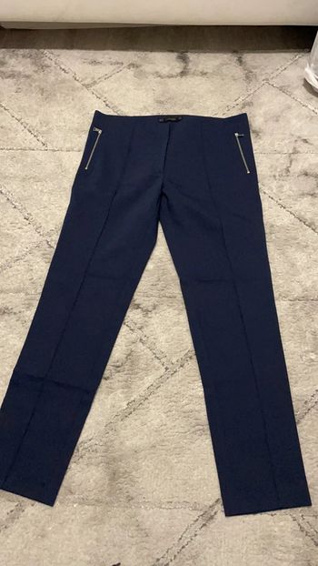 Pantalon bleu marine Zara