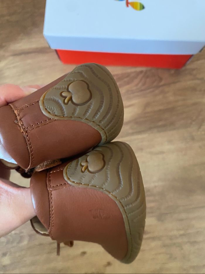 Wood zip chaussures souples cuir 27 shoopom - photo numéro 5