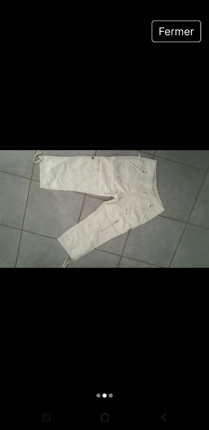 Pantacourt Beige yessica - photo numéro 2