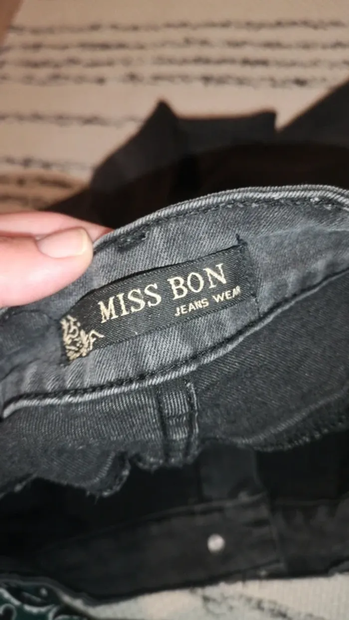 Jean noir miss bon - photo numéro 4