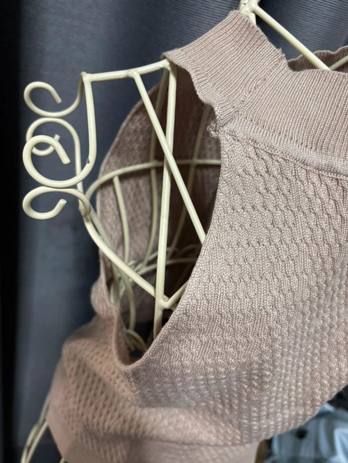 Top beige ajusté – parfait pour l’été - taille S - photo numéro 3