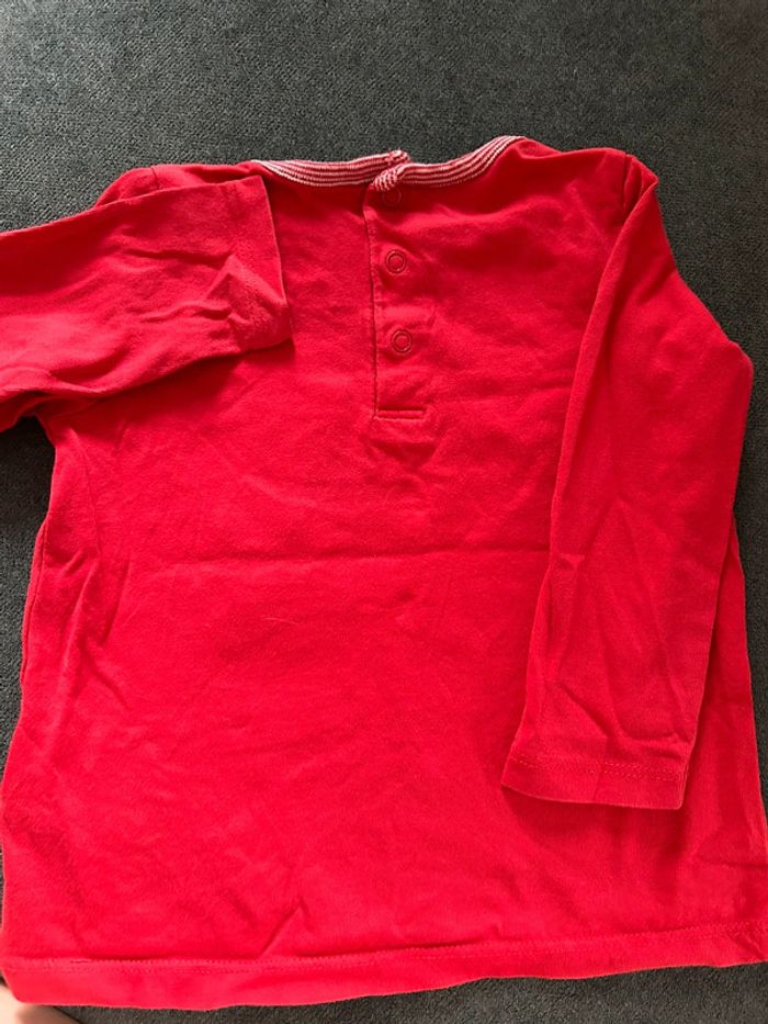 Très joli tee shirt manches longues 12 mois sergent major - photo numéro 4