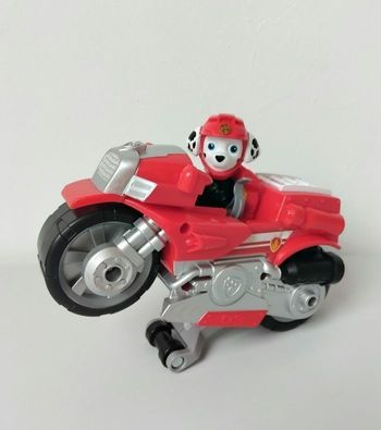 PAT PATROUILLE Moto Marcus Pups Pompier Figurine 🏍