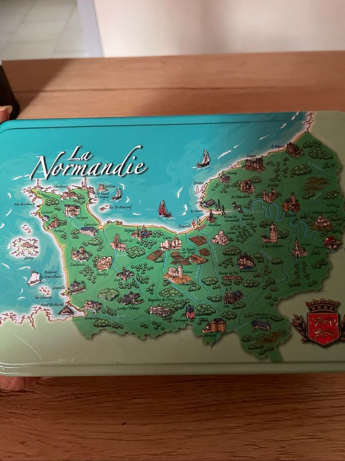 Boite a sucre metal la normandie - photo numéro 2