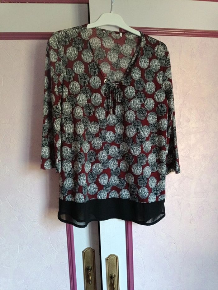 Blouse imprimée J. Riu T.1 (36) - photo numéro 9