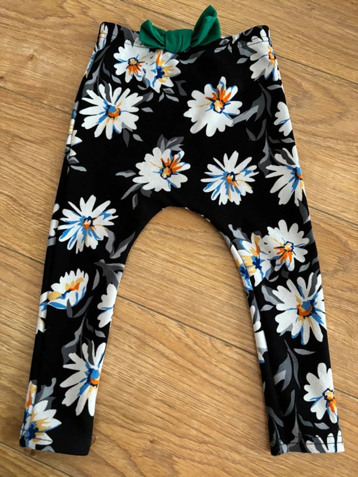 Leggings à fleurs 2-3 ans - photo numéro 2