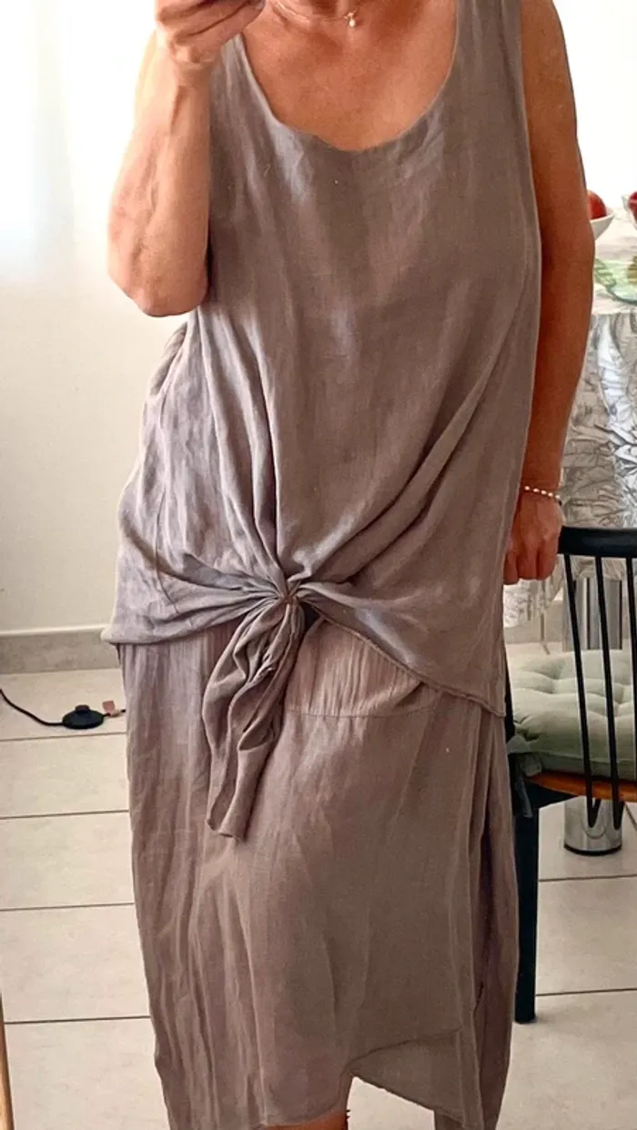La robe en lin - photo numéro 4