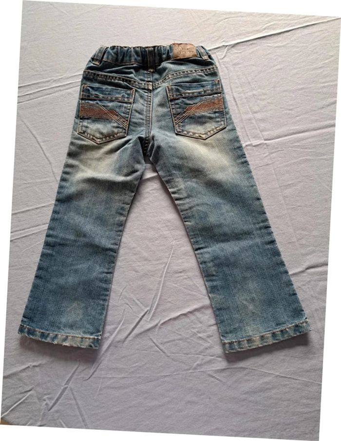 Jean effet délavé kiabi ceinture élastique 3 ans