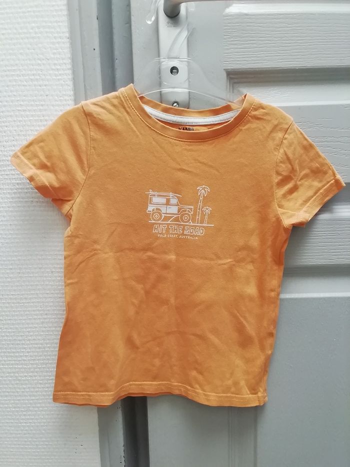 Vends t-shirt garçon été orange