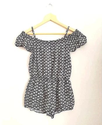 💖 Combishort été en viscose épaules découvertes motif coquillages Gémo 14 ans