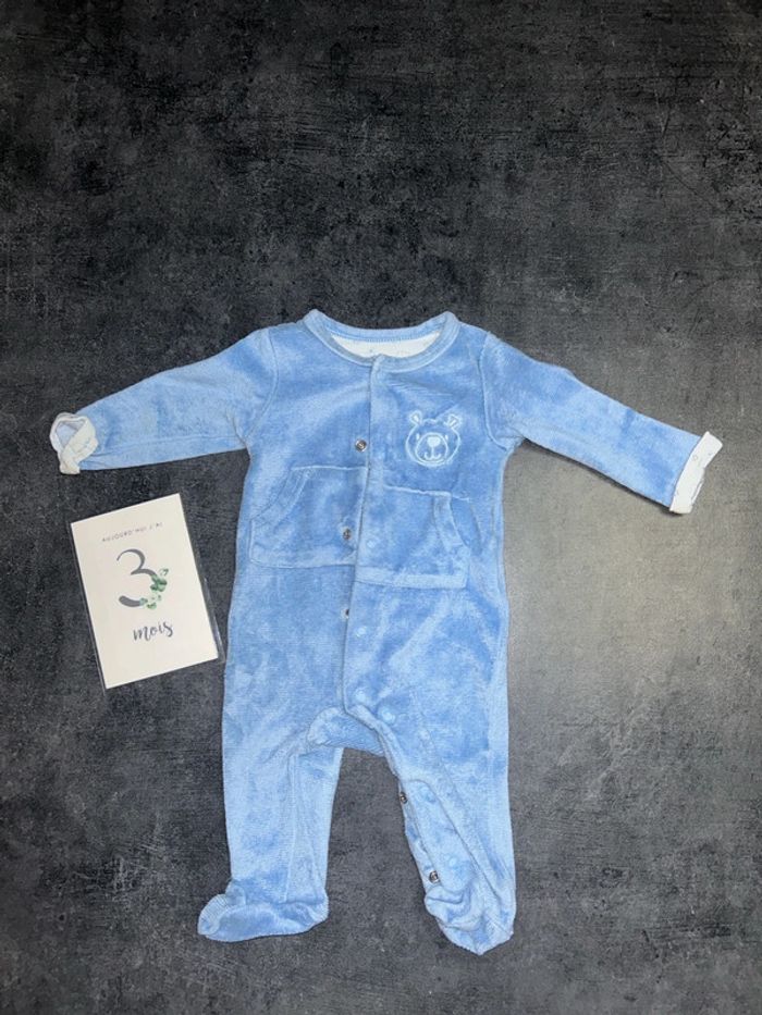 Pyjama bébé tête d’ours