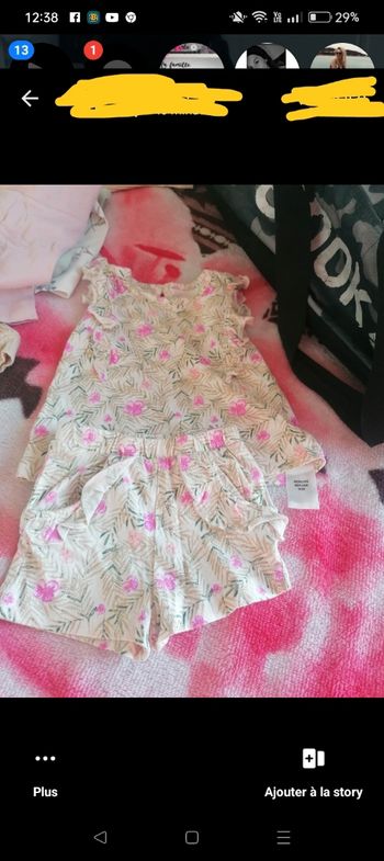 Ensemble été bébé fille