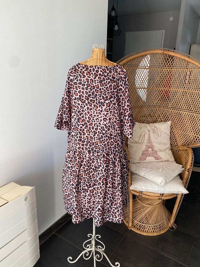 Robe d'été léopard style baby doll taille M - photo numéro 4