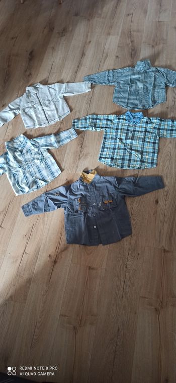 Lot de 5 chemises 3 ans
