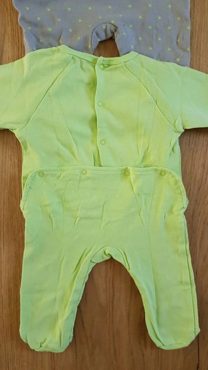 Lot 4 pyjamas grenouillères bébé 3 mois - photo numéro 5