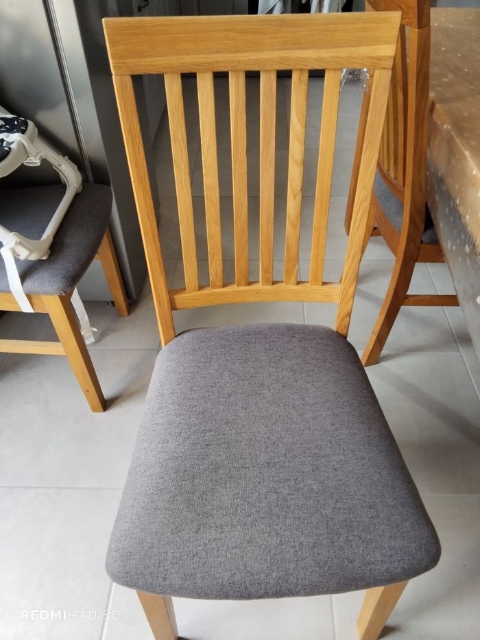 6 chaises Jysk - photo numéro 2