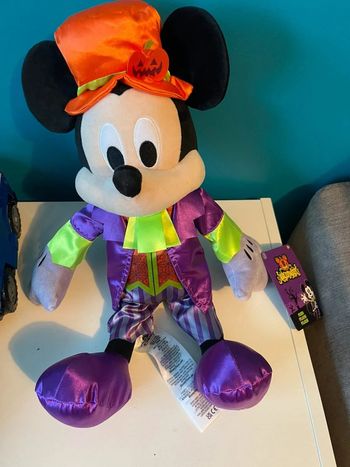 Peluche Mickey Disney Halloween - Neuve avec étiquette