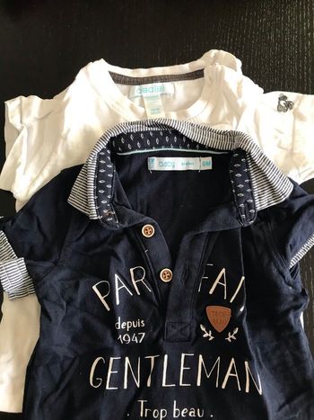 Deux t-shirts 6mois été