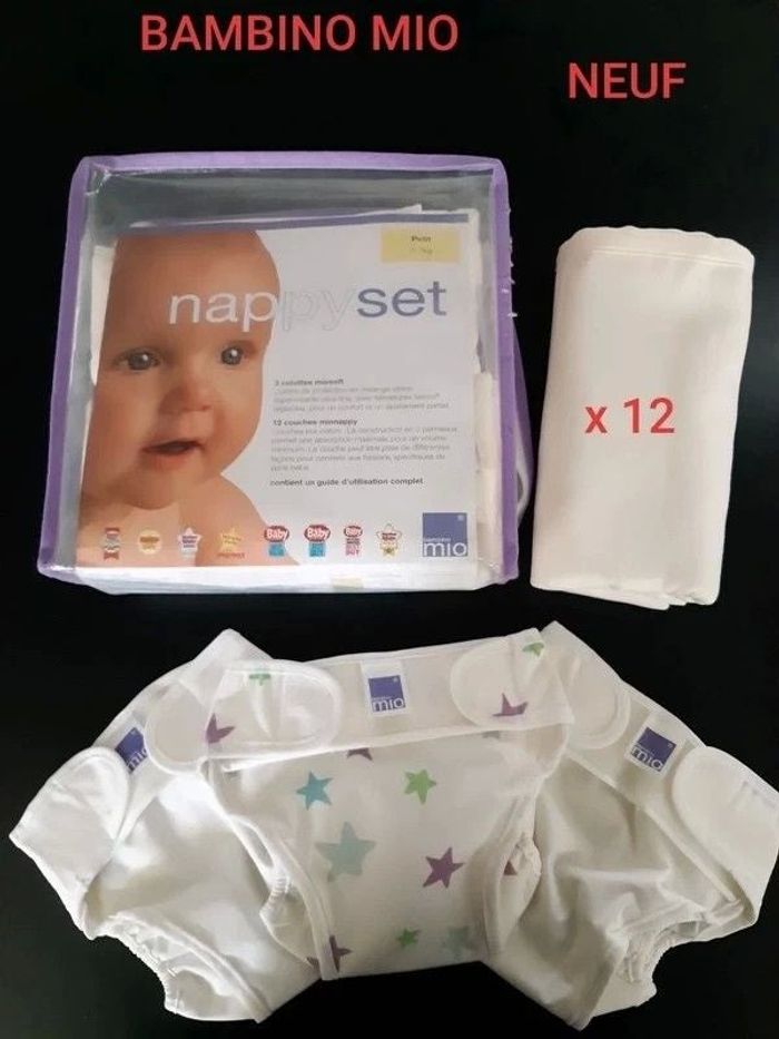 Couches lavables BAMBINO MIO neuves 👶🏻