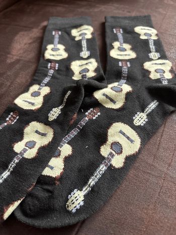 Chaussettes musique guitare