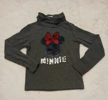 Tee-shirt col rouler Minnie 6 ans