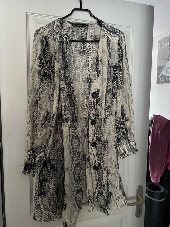 Chemise longue ou robe Zara