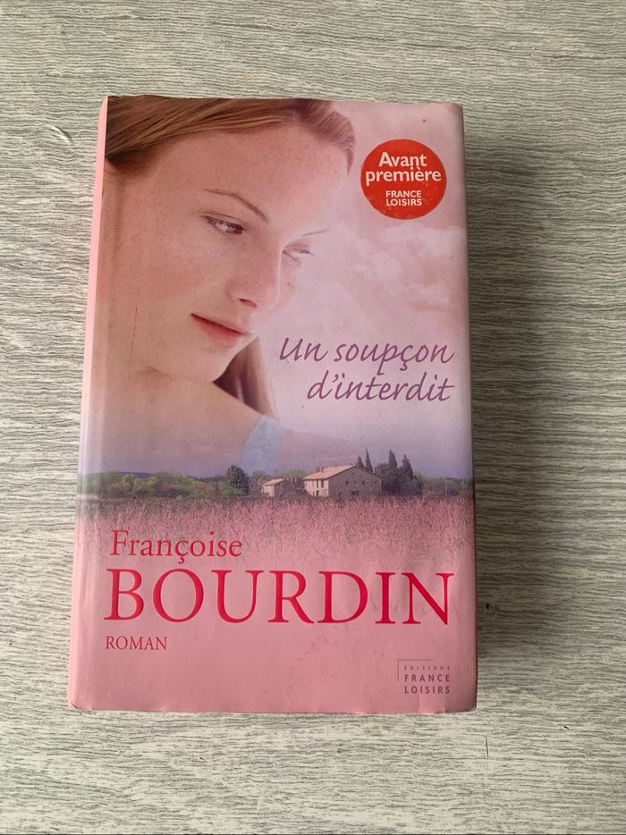 Livre Françoise Bourdin : Un soupçon d’interdit