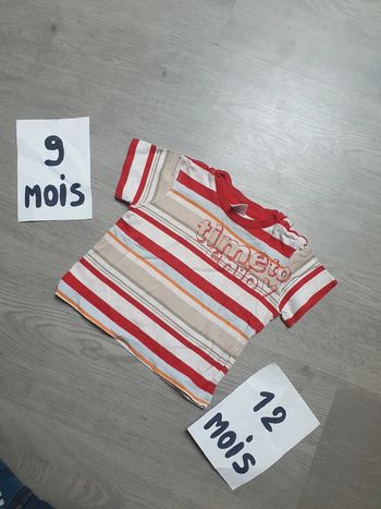 Maillot t-shirt 9/12mois garçon