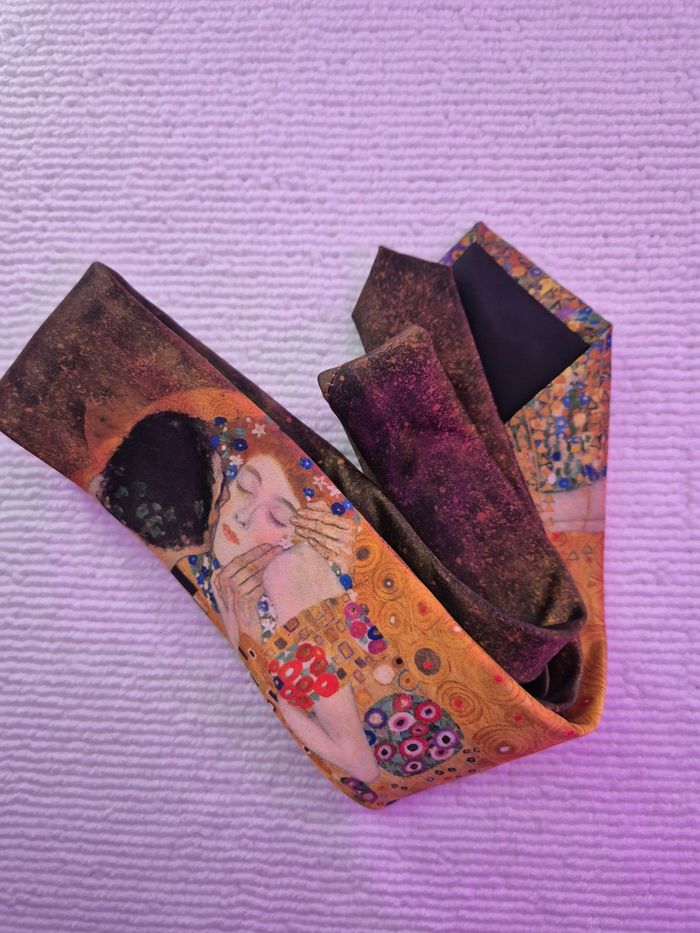 Cravate le baiser Klimt - photo numéro 3