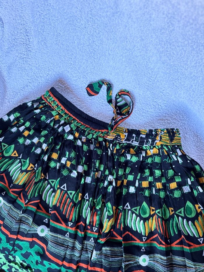 Jupe crêpe vert - photo numéro 2