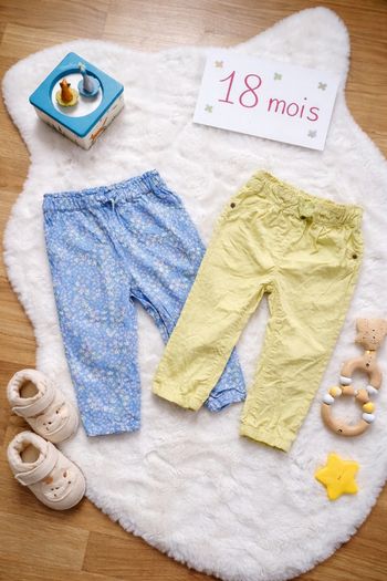 Lot de 2 sarouels fleuris