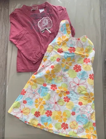 Lot vêtements fille 4 ans O Ka Ou Girl