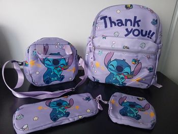 Ensemble 4 pièces scolaire Stitch neufs