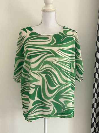 Blouse manches courtes doublée