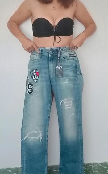 Jean brut slim rock fit Teddy Smith neuf taille 38