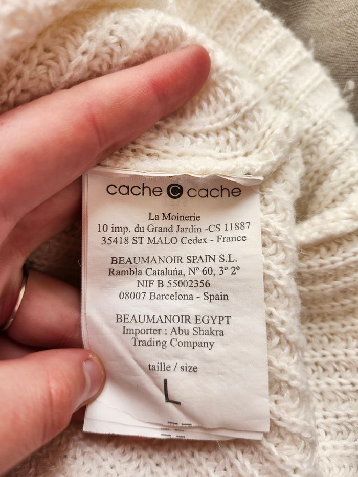 Pull Cache Cache taille L - photo numéro 4