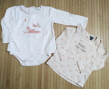 Kiabi vertbaudet body bodie haut arc en ciel