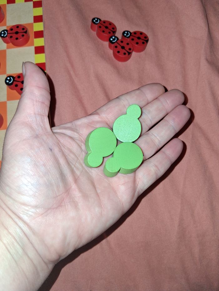 Jeux de dames en bois - photo numéro 3