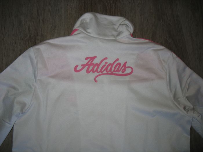 VESTE DE JOGGING BLANCHE ET ROSE FILLE "ADIDAS" - 14 ANS - n°01 - photo numéro 5