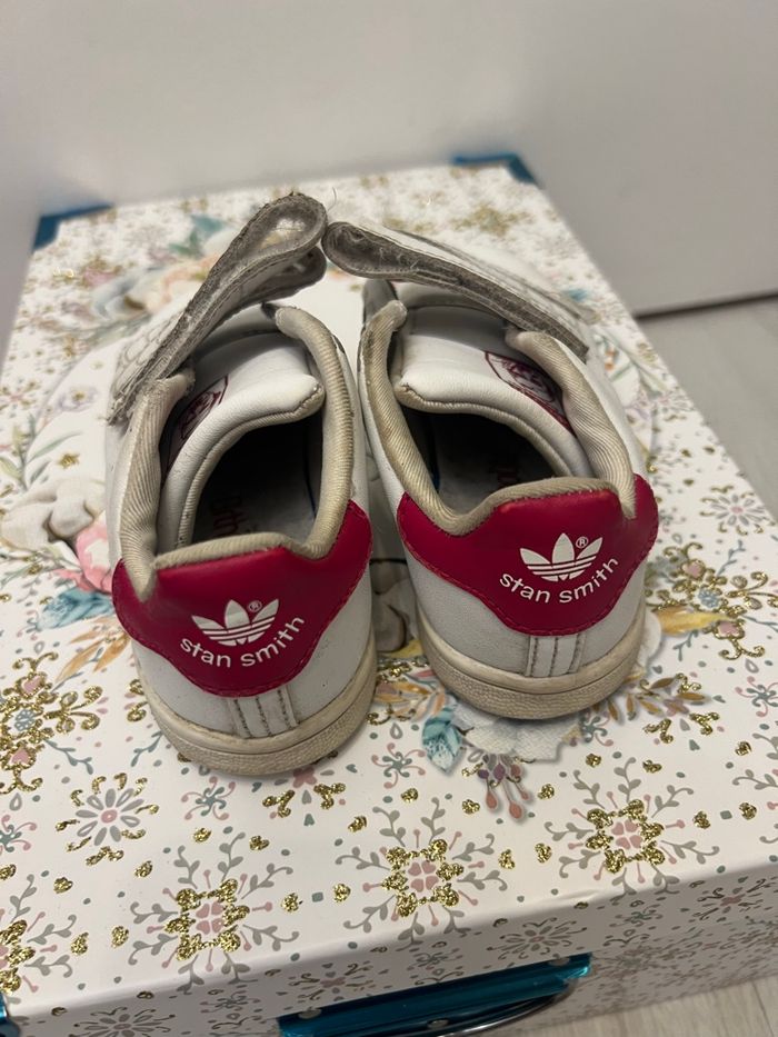 Stan smith rose et blanche taille 26 adidas - photo numéro 2