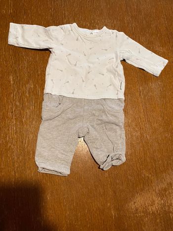 Combi bleu clair et gris