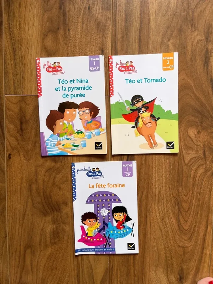 Téo et Nina je lis pas à pas