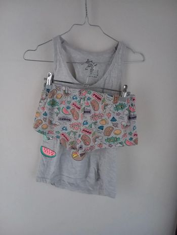 Pyjama short 2 pièces femme taille xs