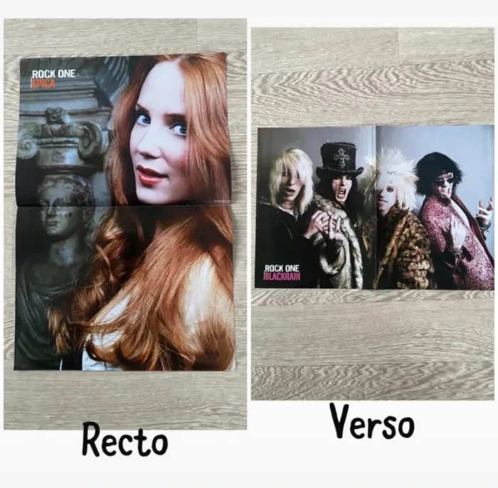 Lot de 7 Poster recto verso , rock metal - photo numéro 8