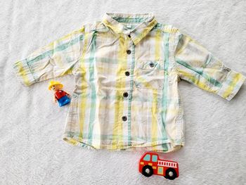 Chemise manches longues à carreaux