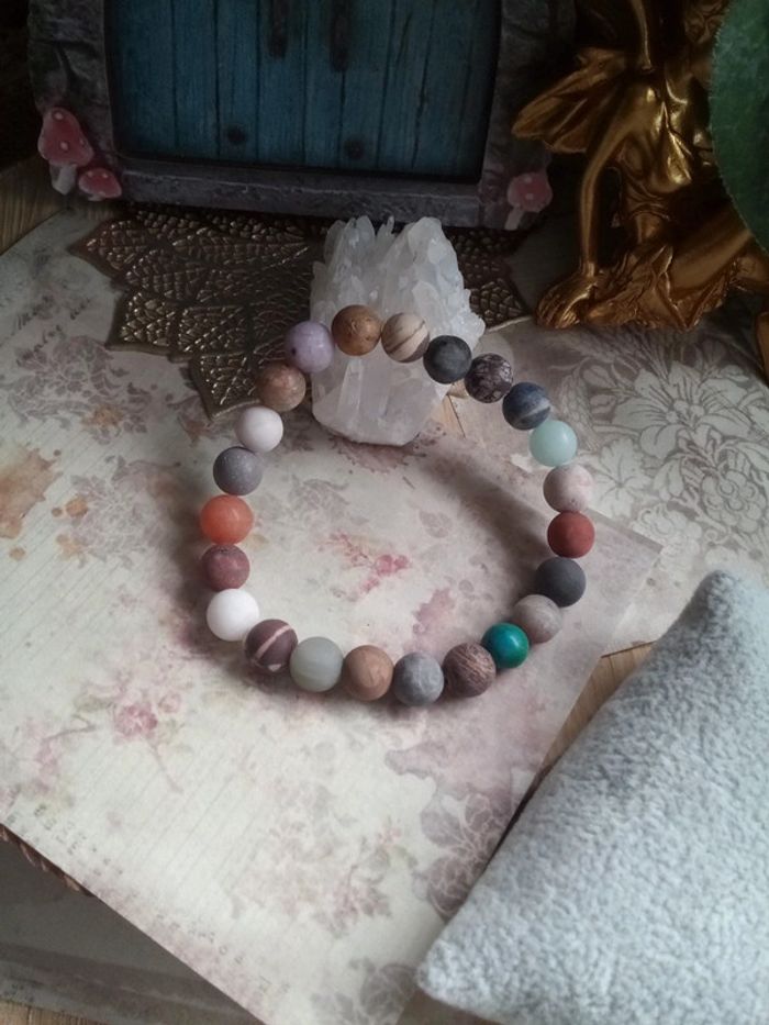 Bracelet multi pierres naturelles - photo numéro 3