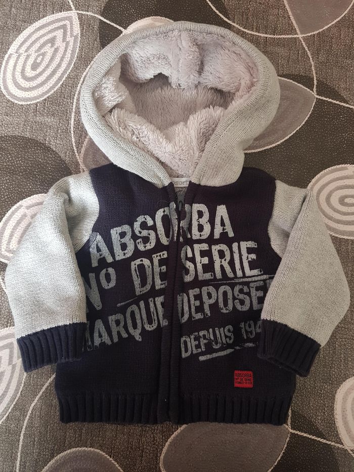 Veste chaude à capuche - 3 mois