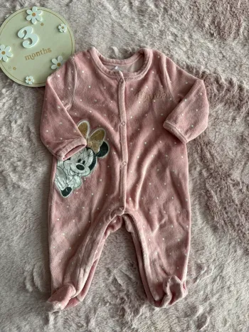 Pyjama chaud Minnie 3 mois