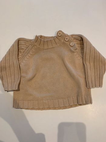 Pull beige 74 cm