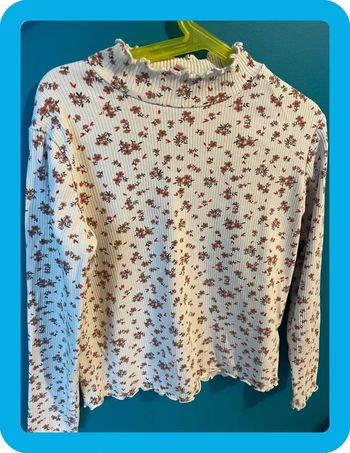 T-shirt manches longues col roulé 10 ans tape à l’œil